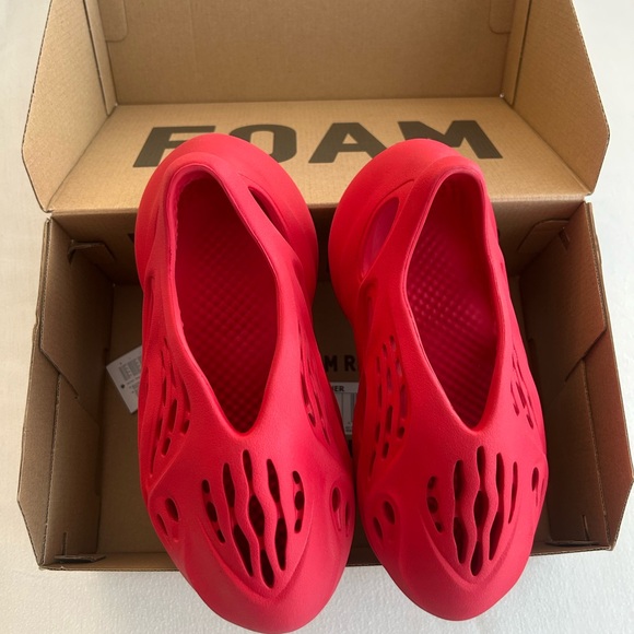 adidas Other - Yeezy Foam Runner Vermillion Slip-On Shoes (size 5)